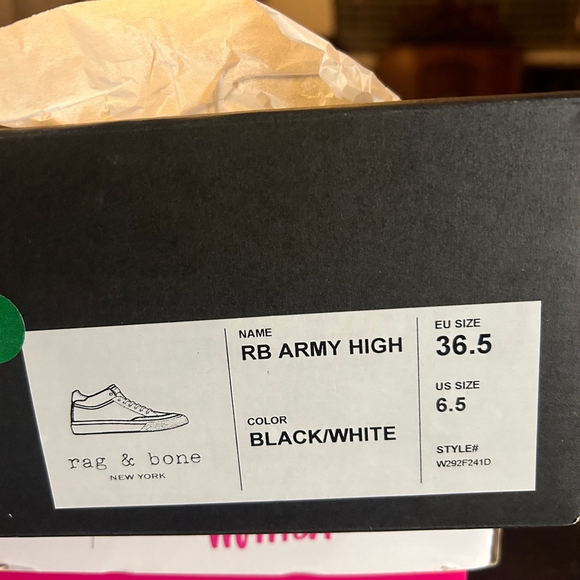 Women's rag & bone Sneakers, 6.5, snake - Picture 2 of 16